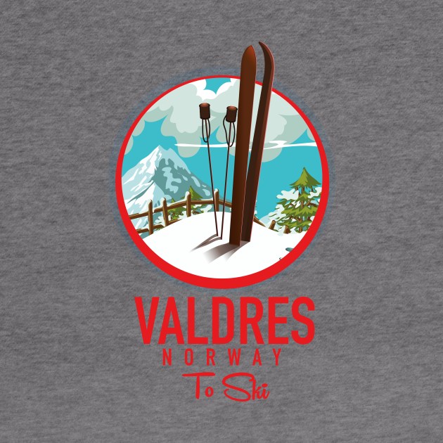 Valdres norway ski logo by nickemporium1